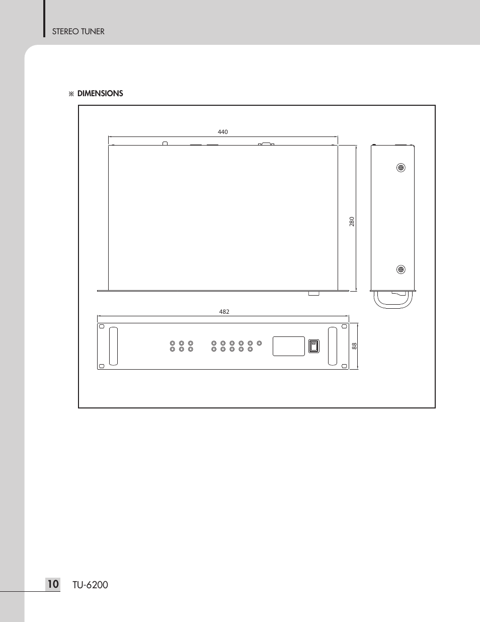 Tu-6200 | Inter-M TU-6200 User Manual | Page 12 / 16