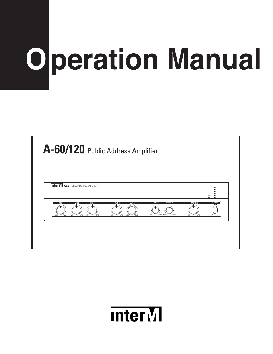 Inter-M A-120 User Manual | 15 pages