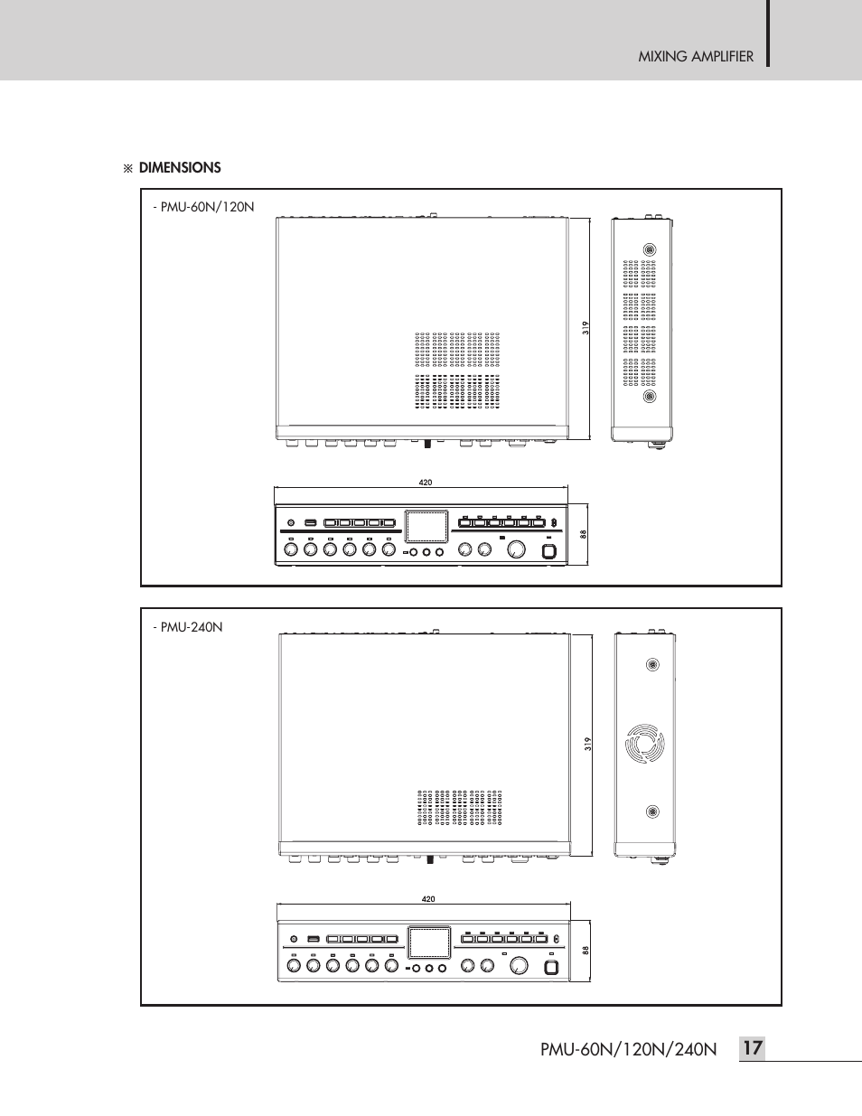 Inter-M PMU-120N User Manual | Page 19 / 28