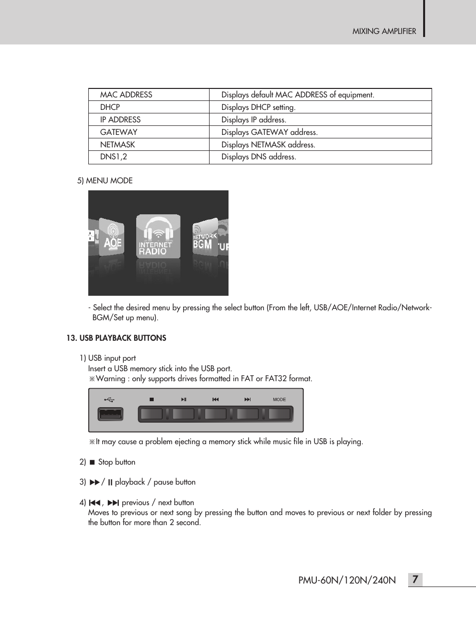 Inter-M PMU-120N User Manual | Page 9 / 28