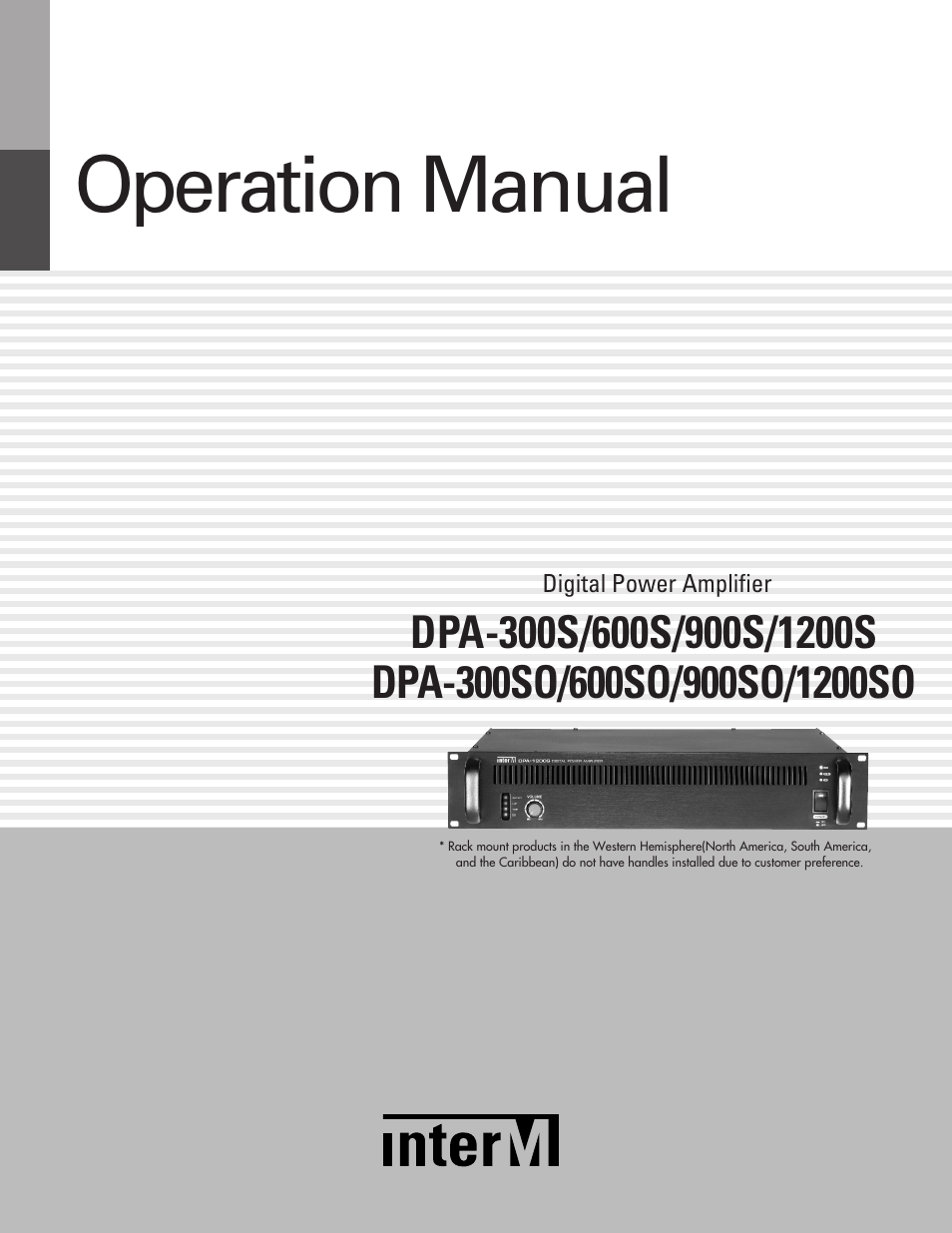 Inter-M DPA-1200S User Manual | 20 pages