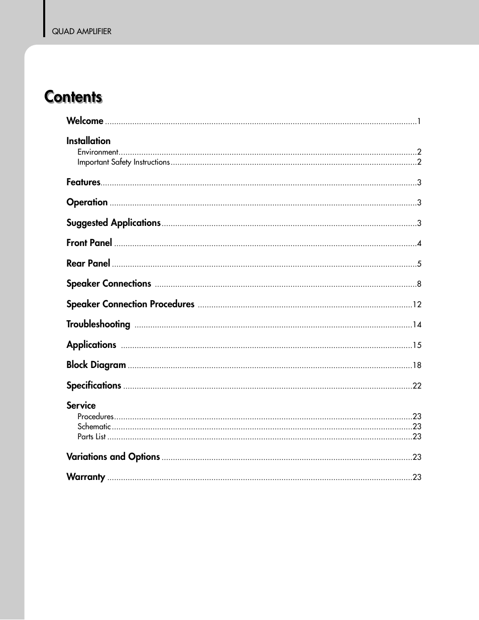 Inter-M QD-4960 User Manual | Page 2 / 26
