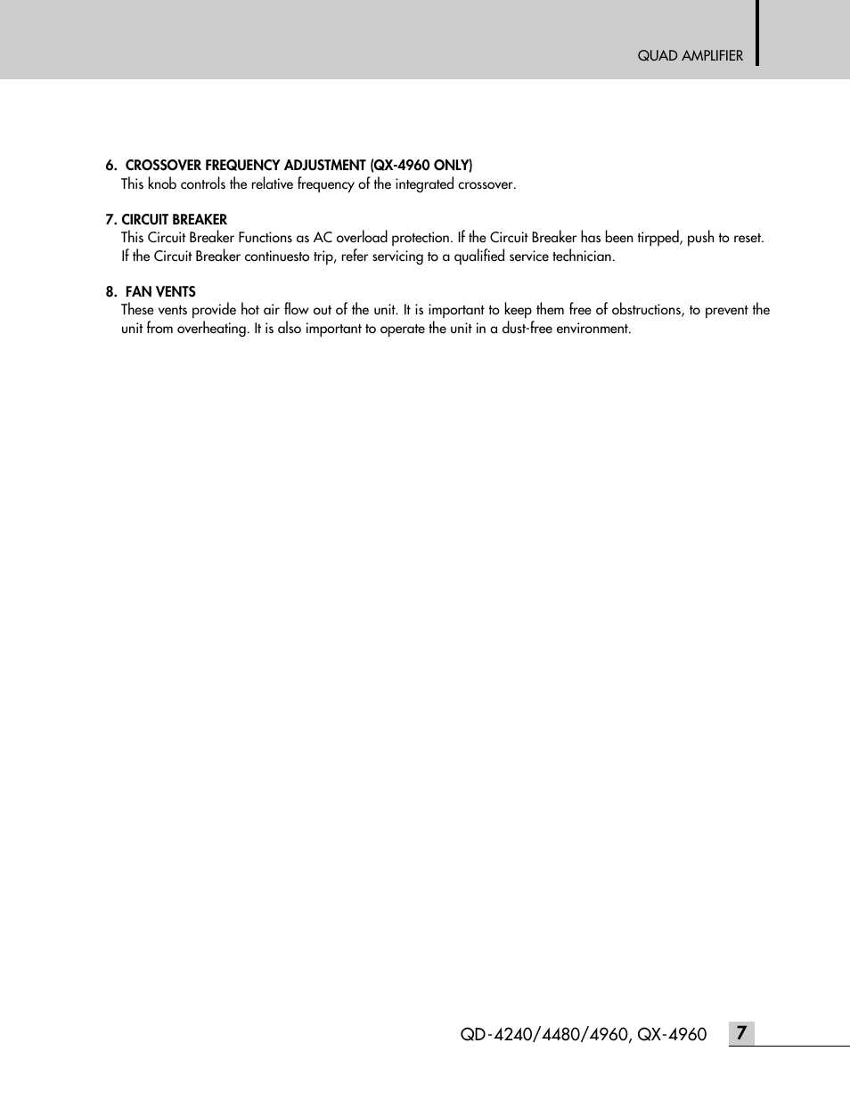 Inter-M QD-4960 User Manual | Page 9 / 26