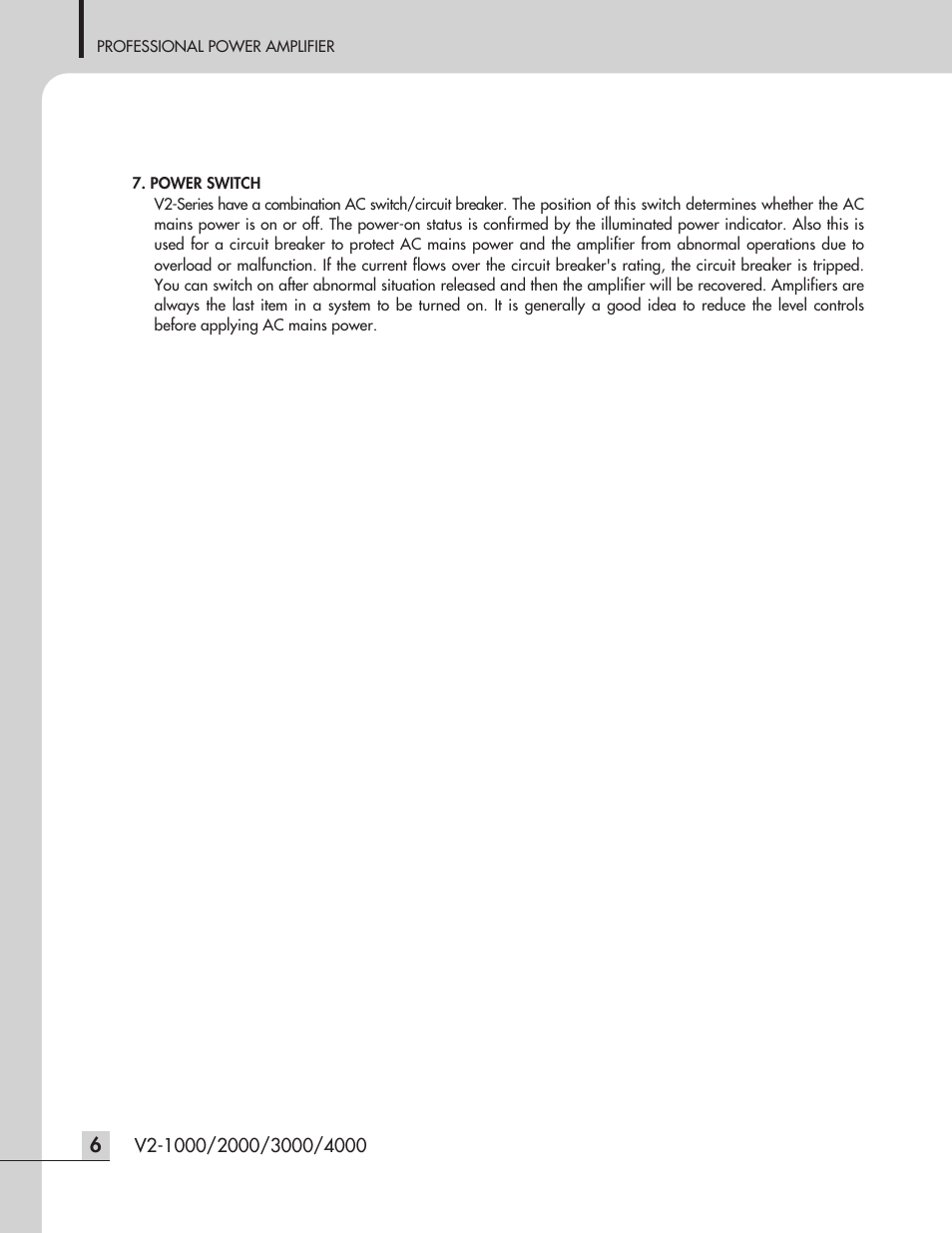 Inter-M V2-2000 User Manual | Page 8 / 20
