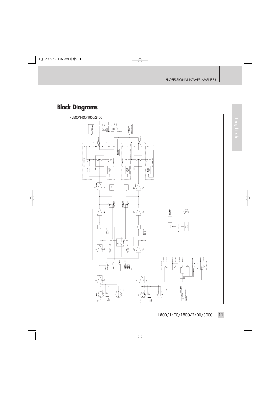 Block diagrams | Inter-M L-2400 User Manual | Page 13 / 67