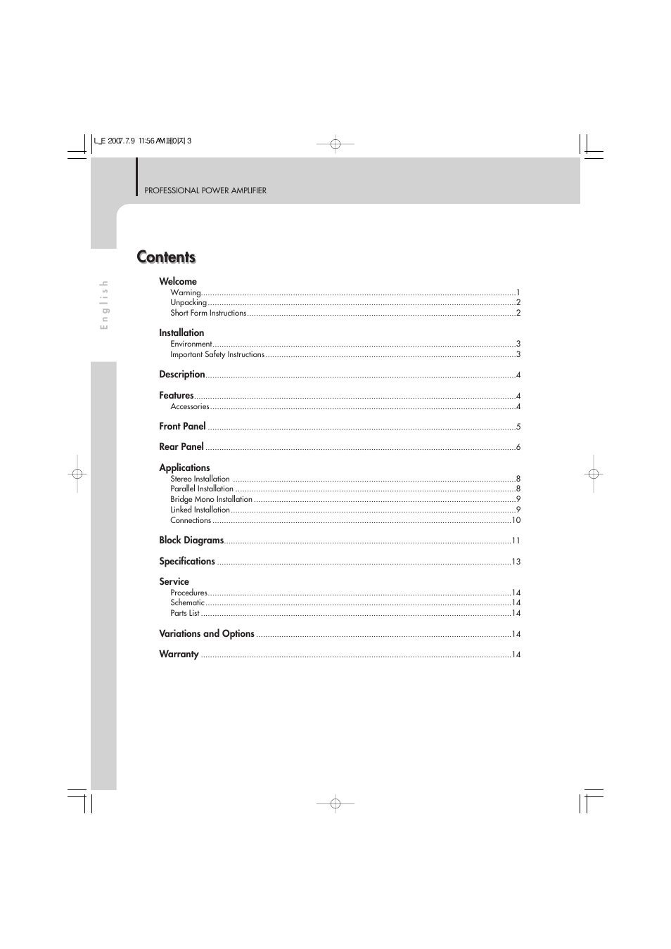 Inter-M L-2400 User Manual | Page 2 / 67