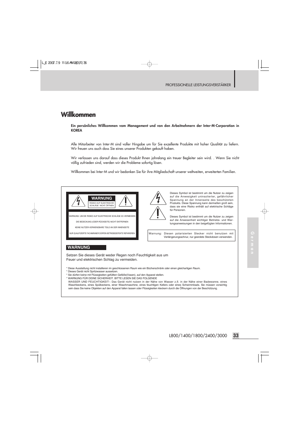 Willkommen | Inter-M L-2400 User Manual | Page 35 / 67