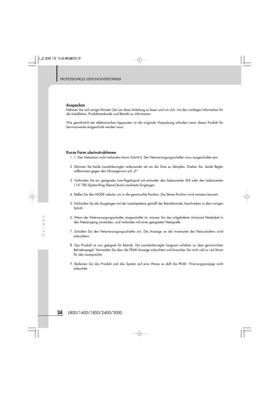 Inter-M L-2400 User Manual | Page 36 / 67