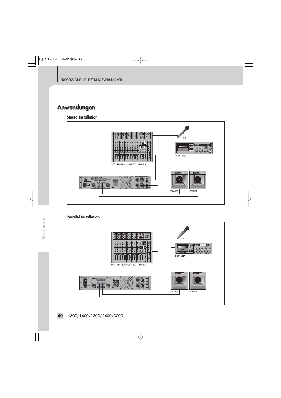 Anwendungen | Inter-M L-2400 User Manual | Page 42 / 67