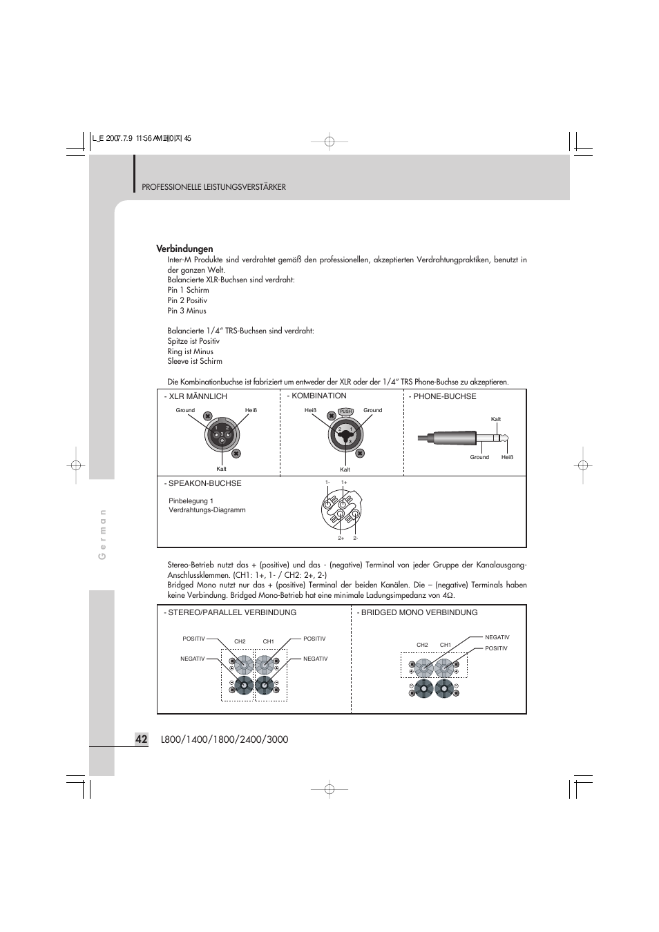 Inter-M L-2400 User Manual | Page 44 / 67