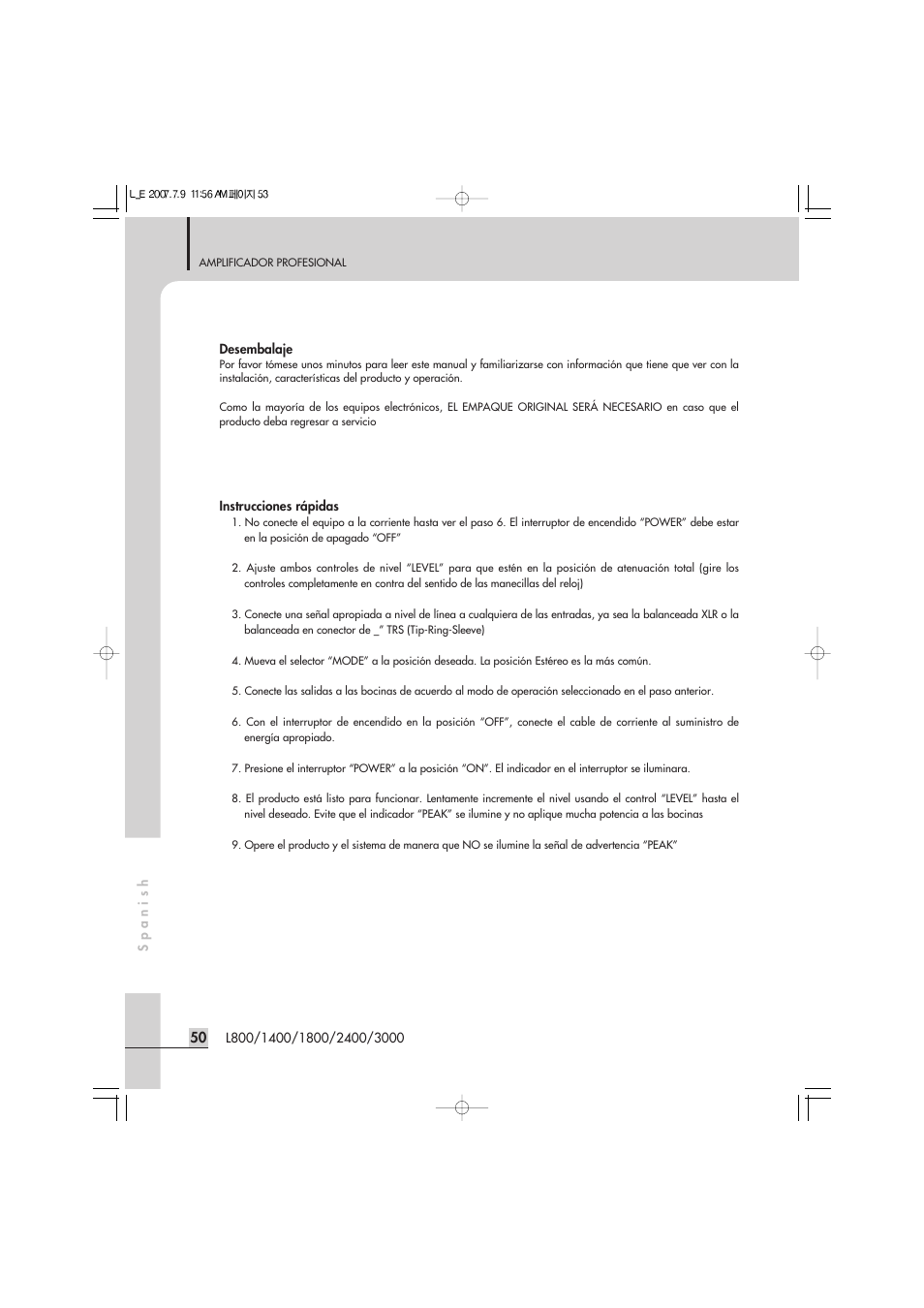 Inter-M L-2400 User Manual | Page 52 / 67