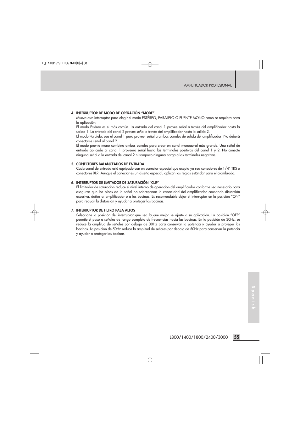 Inter-M L-2400 User Manual | Page 57 / 67