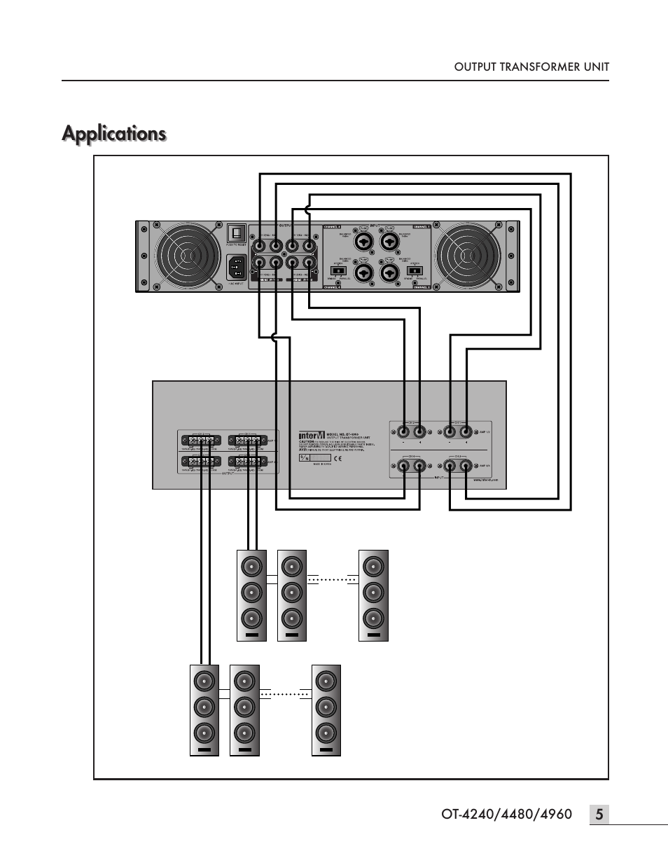 Applications | Inter-M OT-4960 User Manual | Page 7 / 12