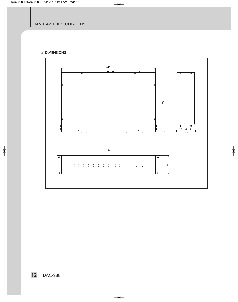 Inter-M DAC-288 User Manual | Page 14 / 16