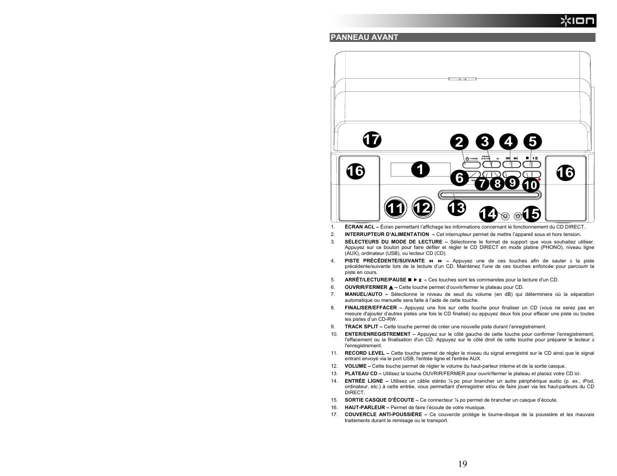 ION Audio CD Direct User Manual | Page 19 / 48