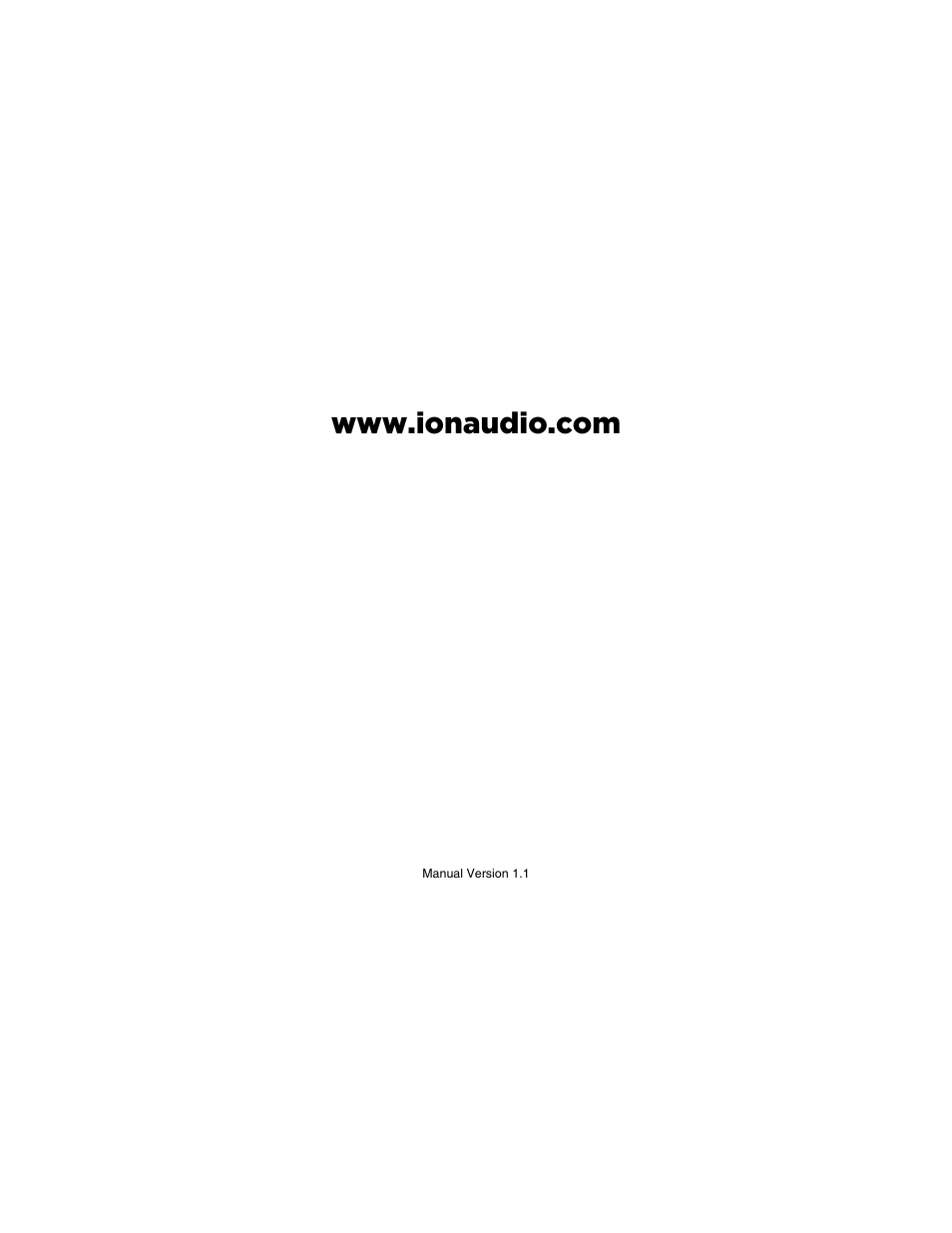 ION Audio Forever LP User Manual | Page 28 / 28