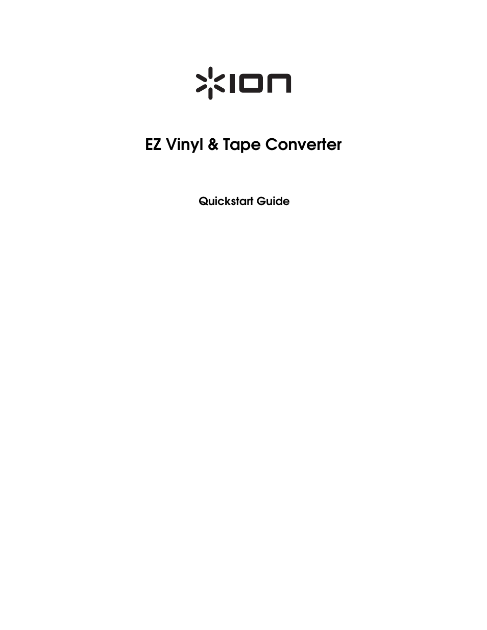 ION Audio iLP User Manual | 16 pages