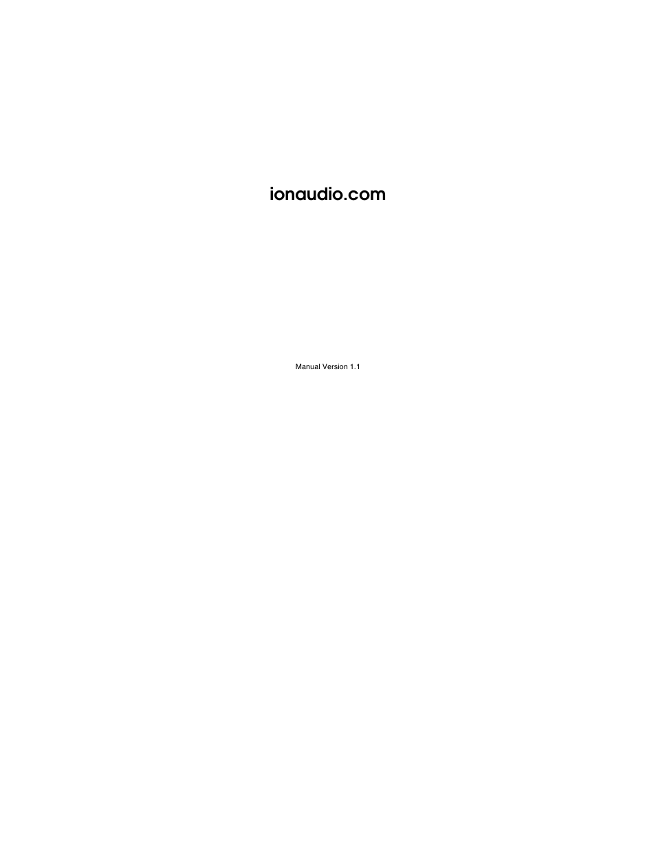 ION Audio iLP User Manual | Page 16 / 16