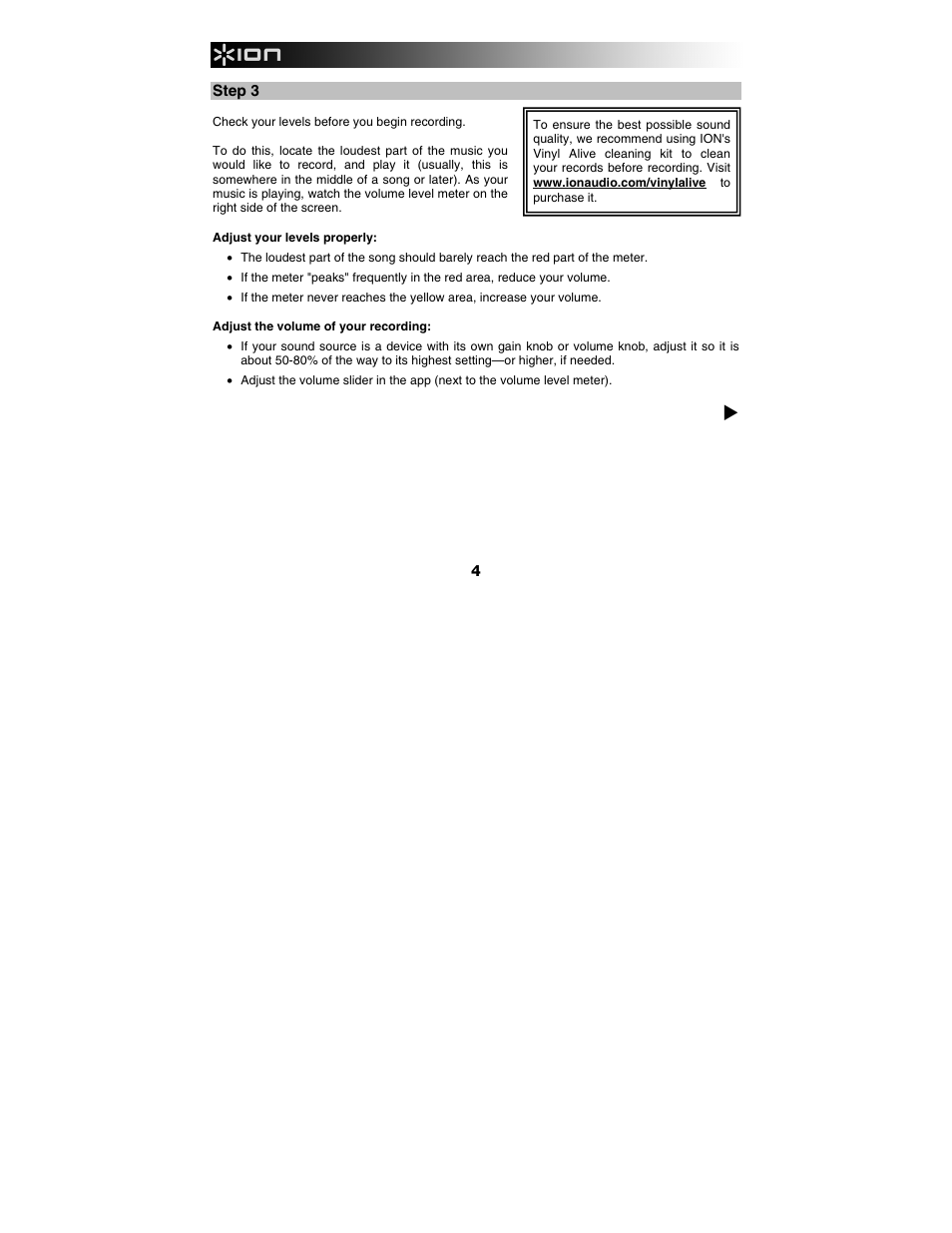 Step 3 | ION Audio iLP User Manual | Page 4 / 16