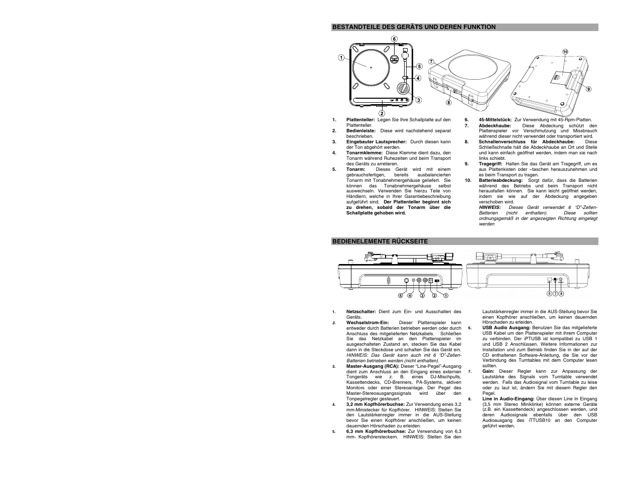 ION Audio Mobile LP [iPTUSB White] User Manual | Page 10 / 20