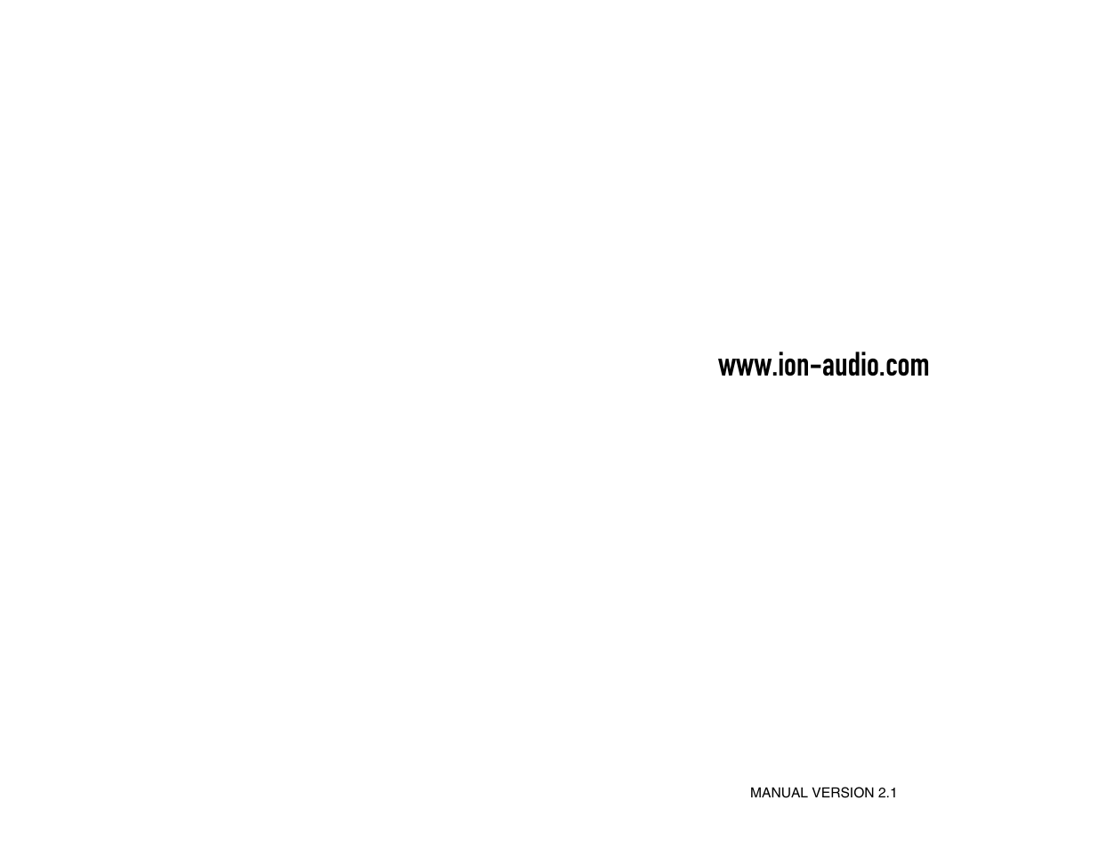 ION Audio Mobile LP [iPTUSB White] User Manual | Page 20 / 20