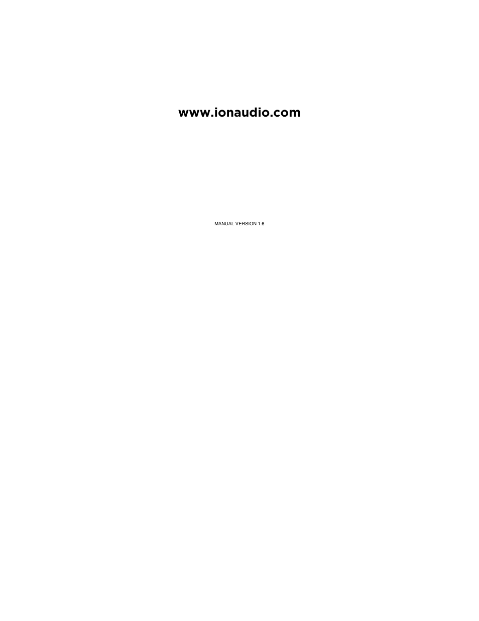 ION Audio Tape Express + User Manual | Page 16 / 16