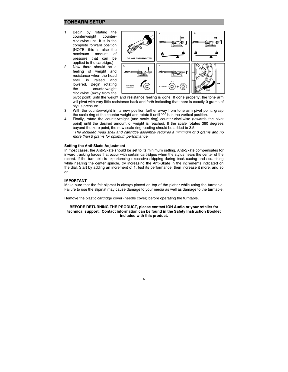 ION Audio TTUSB User Manual | Page 5 / 16