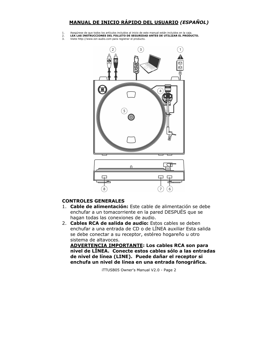 ION Audio TTUSB05 User Manual | Page 4 / 12