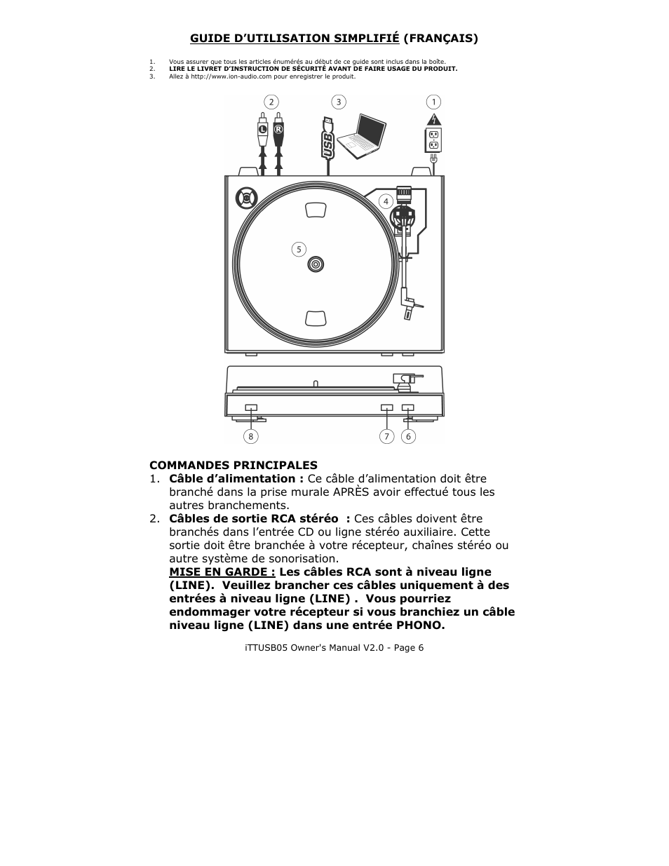 ION Audio TTUSB05 User Manual | Page 8 / 12