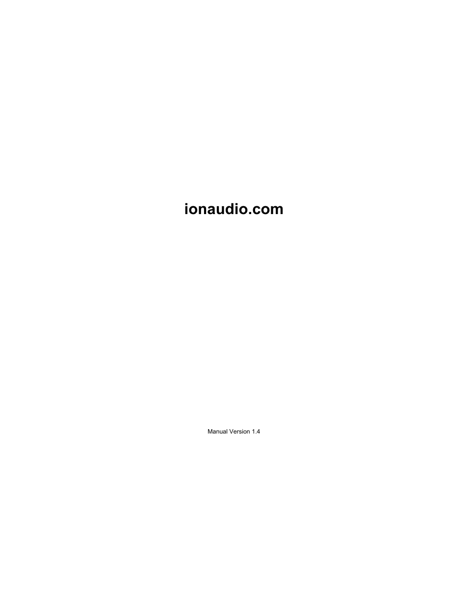 ION Audio Job Rocker User Manual | Page 36 / 36