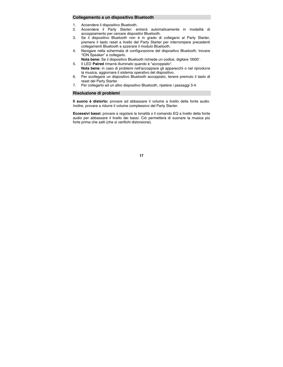ION Audio Party Starter User Manual | Page 17 / 36