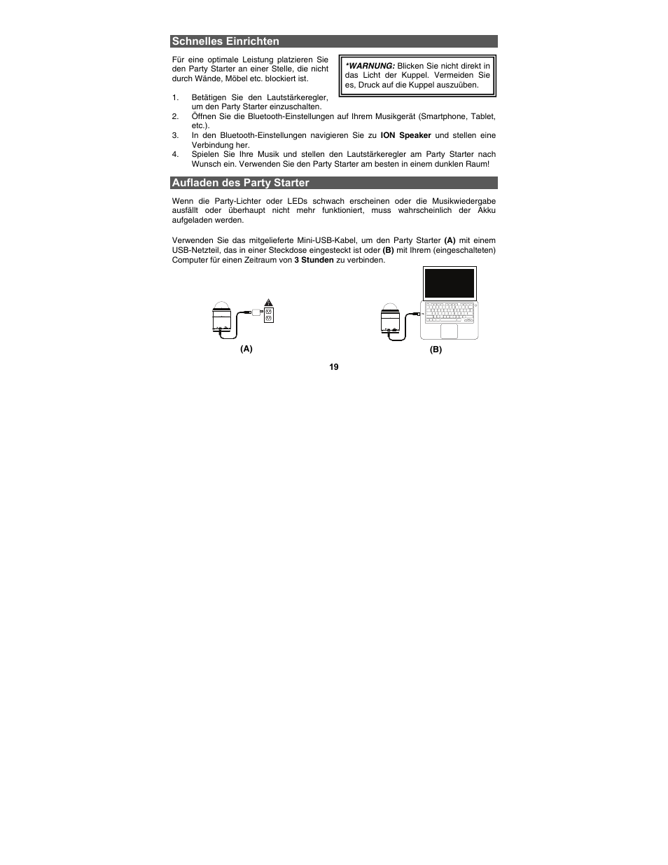 ION Audio Party Starter User Manual | Page 19 / 36