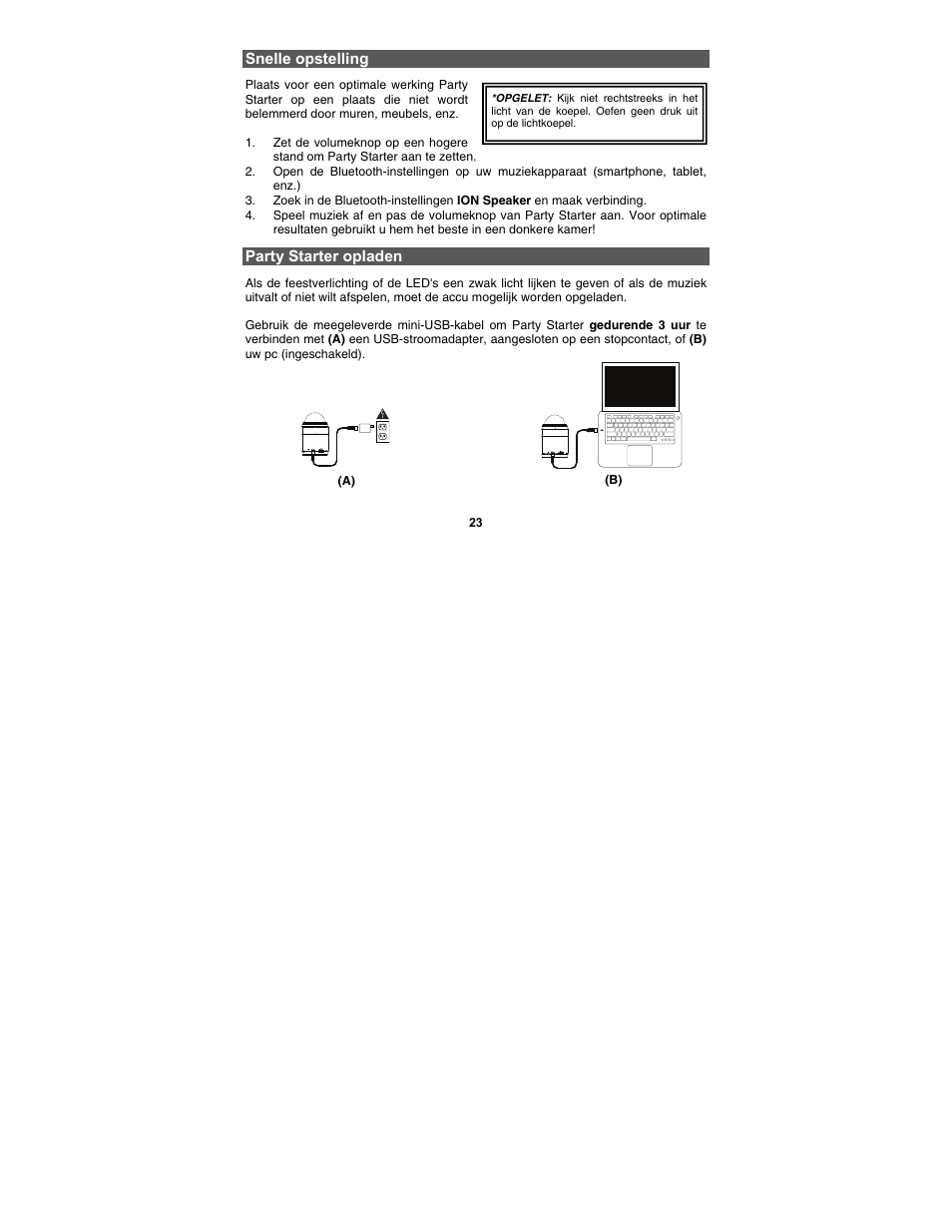 ION Audio Party Starter User Manual | Page 23 / 36