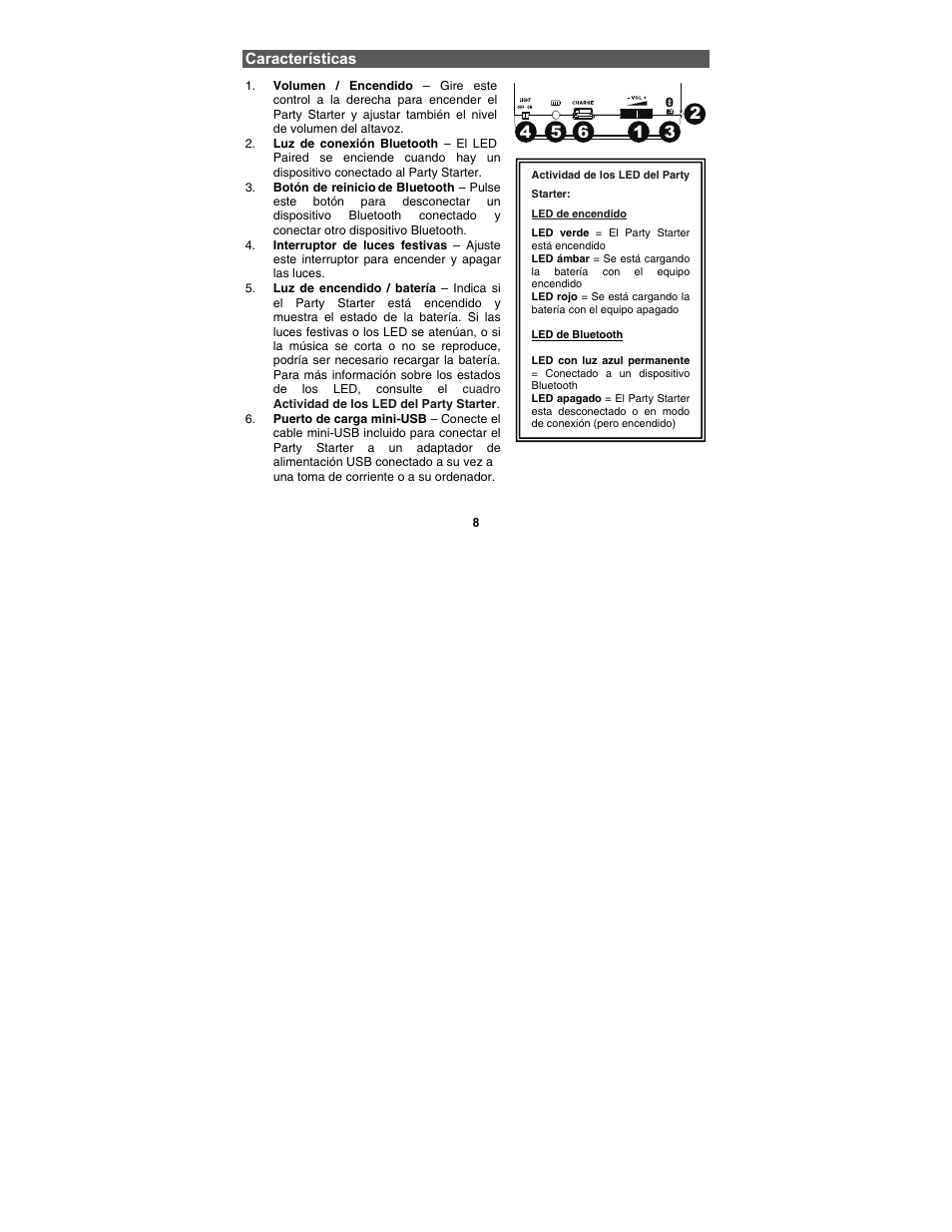 ION Audio Party Starter User Manual | Page 8 / 36