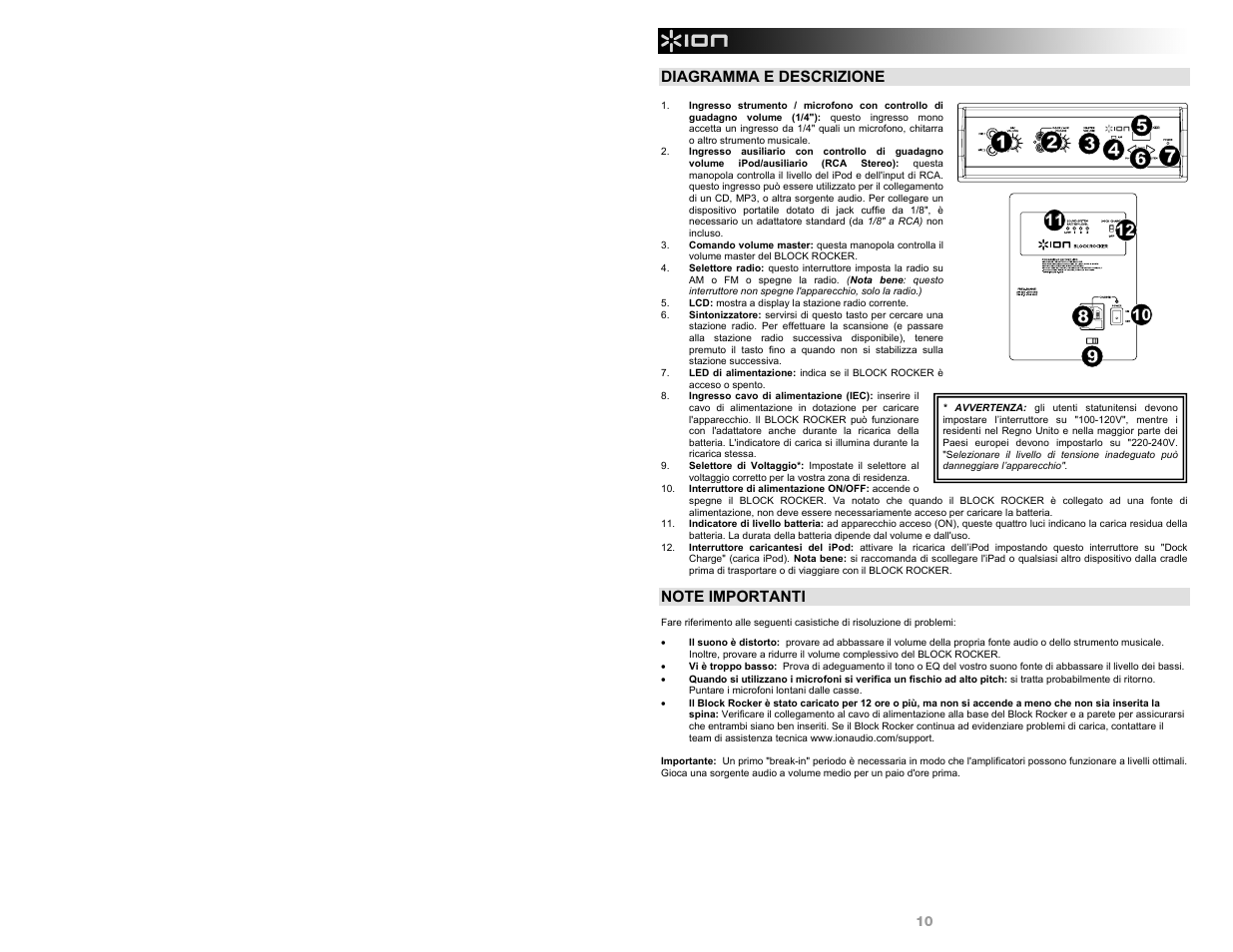 ION Audio Block Rocker AM/FM User Manual | Page 10 / 16