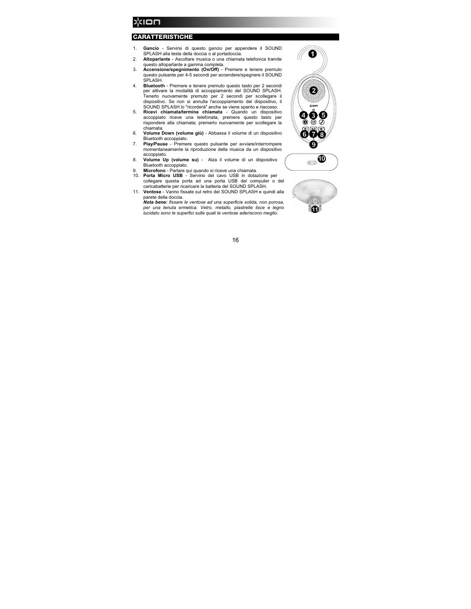 ION Audio Sound Splash User Manual | Page 16 / 28