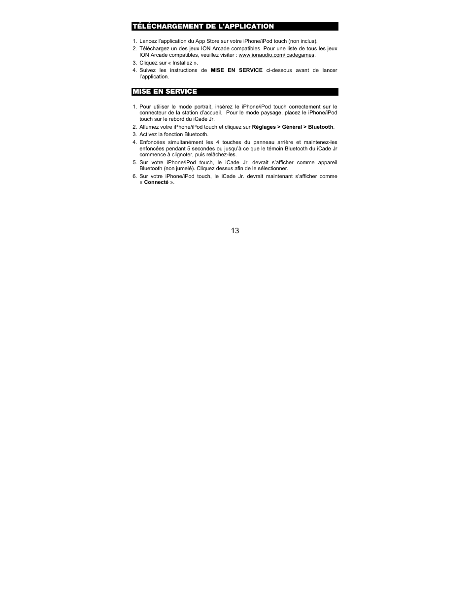 ION Audio iCade Jr. User Manual | Page 13 / 32