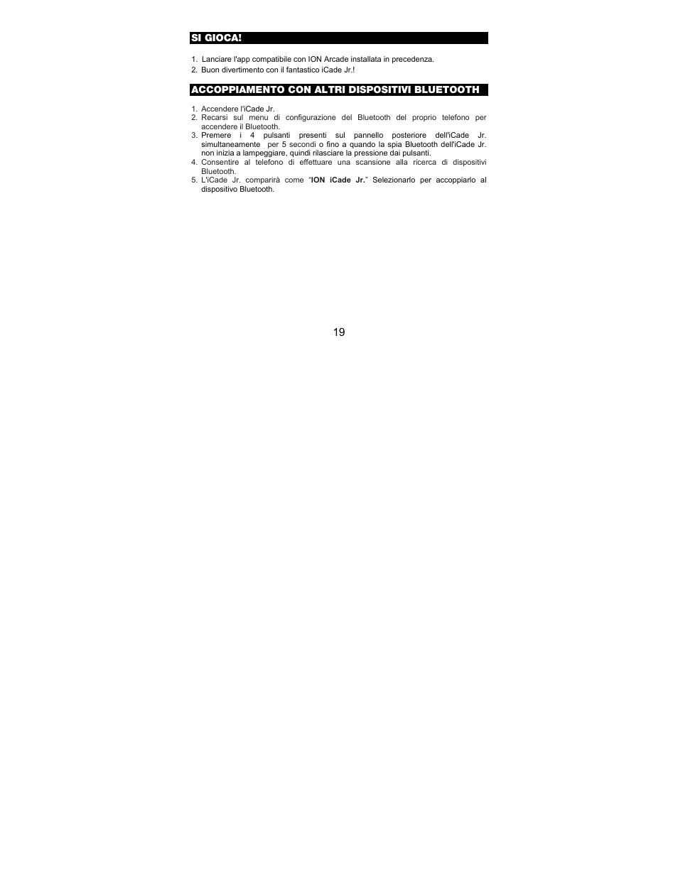 ION Audio iCade Jr. User Manual | Page 19 / 32
