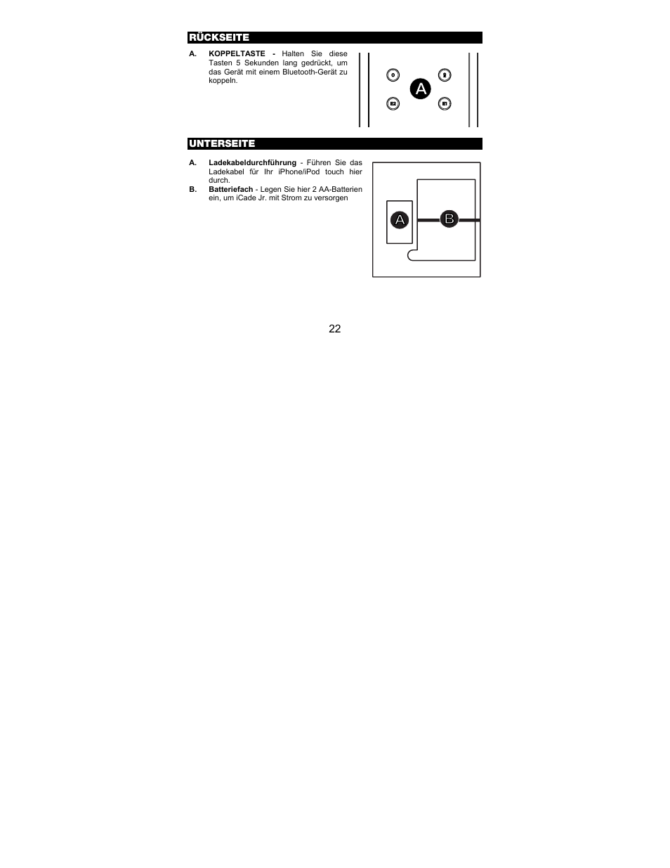 ION Audio iCade Jr. User Manual | Page 22 / 32