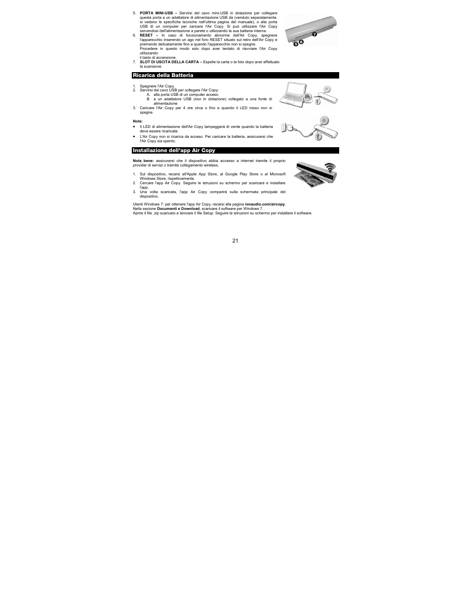 ION Audio Air Copy User Manual | Page 21 / 40
