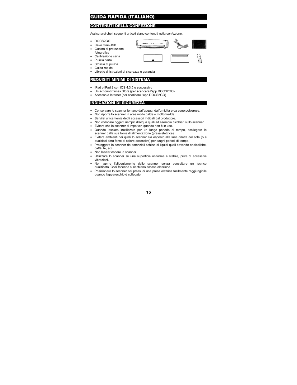 Guida rapida (italiano) | ION Audio Docs 2 Go User Manual | Page 15 / 32