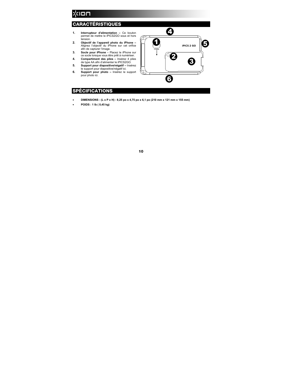 ION Audio iPics 2 Go User Manual | Page 10 / 20