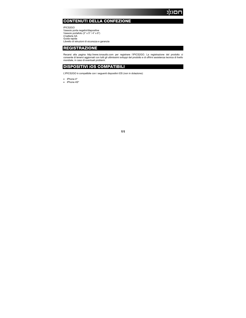 ION Audio iPics 2 Go User Manual | Page 11 / 20