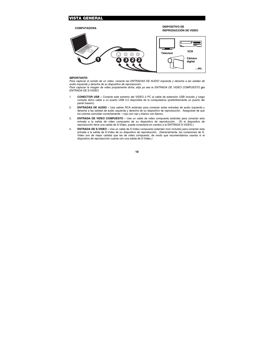 ION Audio Video 2 PC MKII User Manual | Page 12 / 44