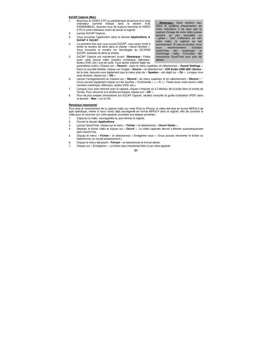 ION Audio Video 2 PC MKII User Manual | Page 21 / 44