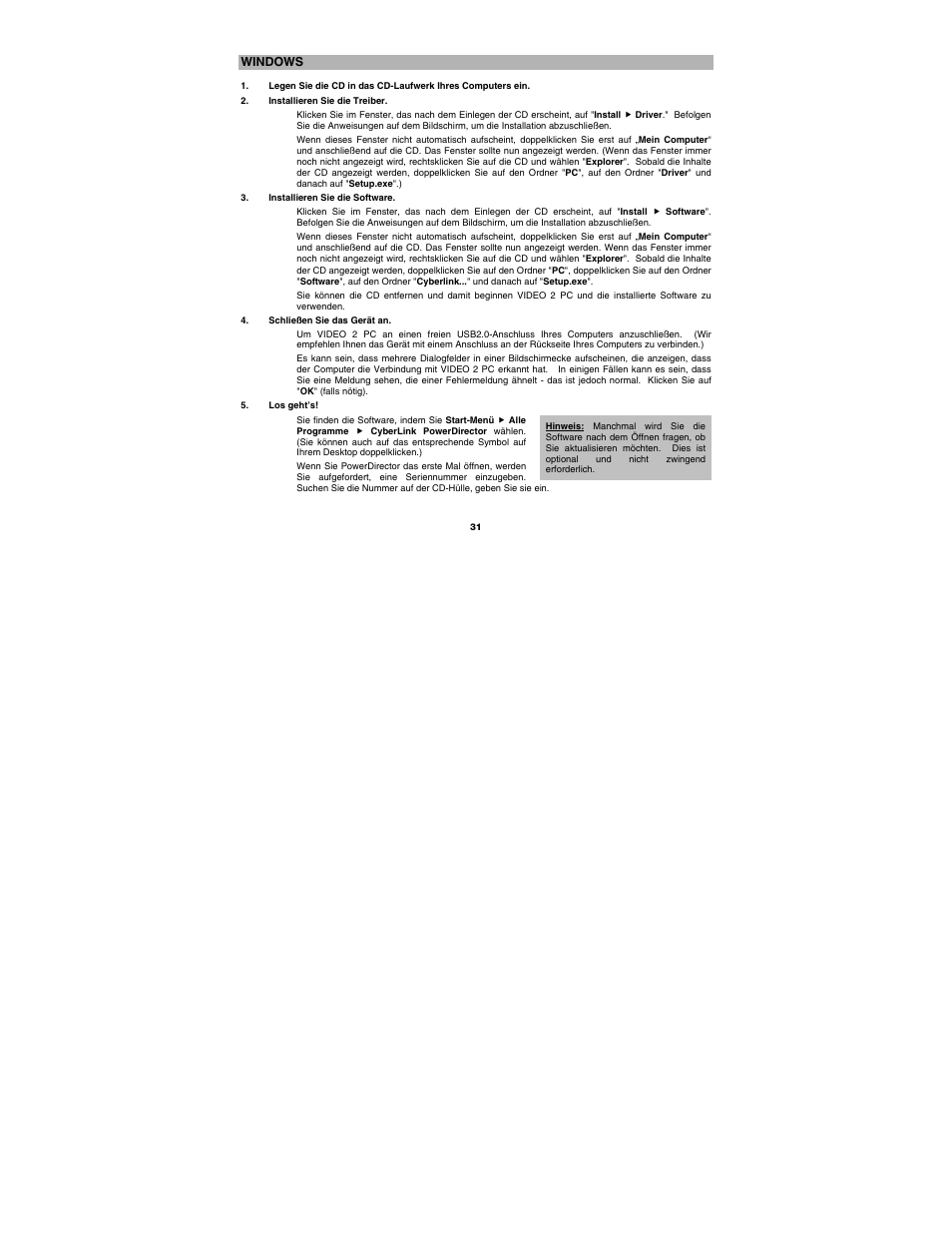 ION Audio Video 2 PC MKII User Manual | Page 31 / 44