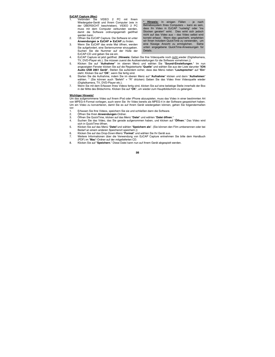 ION Audio Video 2 PC MKII User Manual | Page 35 / 44