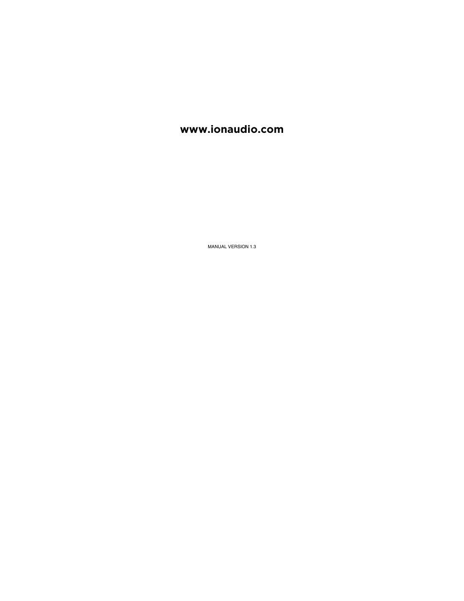 ION Audio Video 2 PC MKII User Manual | Page 44 / 44