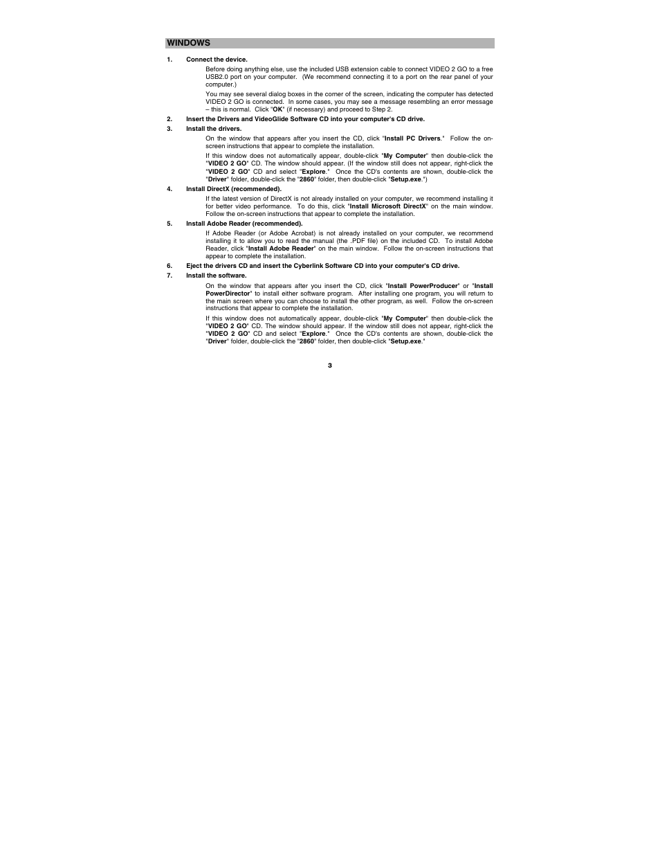 ION Audio Video 2 Go User Manual | Page 3 / 56