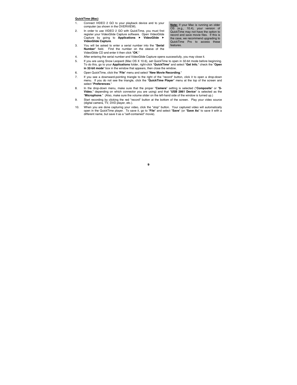 ION Audio Video 2 Go User Manual | Page 9 / 56